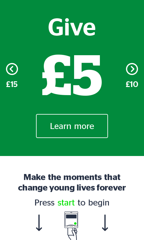 Tubular donate idle screen