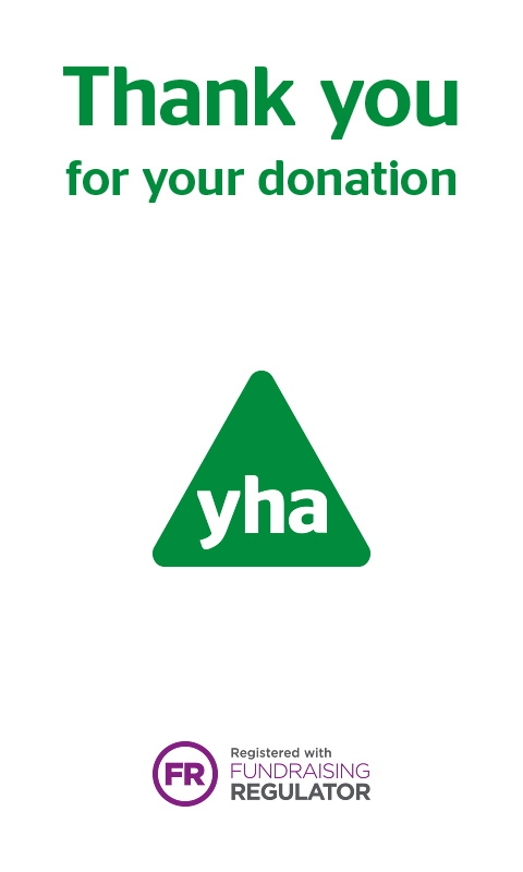 Tubular thank you for donating